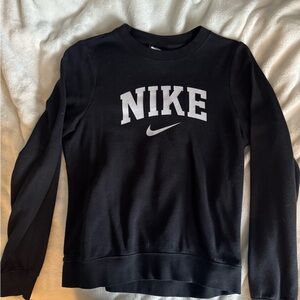 Nike Black and White Logo Crewneck